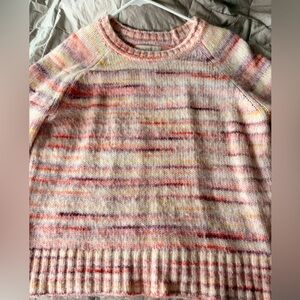 LOFT Multicolor Knit Sweater